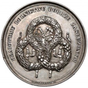 Medal nagrodowy 1858 - Towarzystwo Rolnicze w Królestwie Polskim