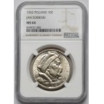 Sobieski 10 złotych 1933