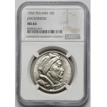 Sobieski 10 złotych 1933