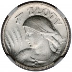 Kobieta i kłosy 1 złoty 1924 - PIĘKNA