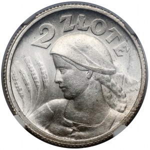 Kobieta i kłosy 2 złote 1924 Paryż