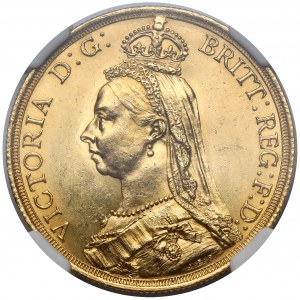 Wielka Brytania, Wiktoria, 2 suwereny 1887, Londyn