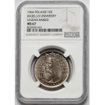 10 złotych 1964 Kazimierz Wielki - wypukły