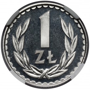 1 złoty 1982 - lustrzany