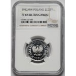 1 złoty 1982 - lustrzany