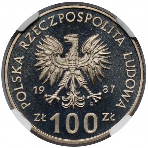 100 złotych 1987 Kazimierz III Wielki - lustrzany