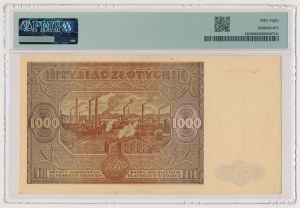 1,000 zloty 1946 - Wb. - replacement series
