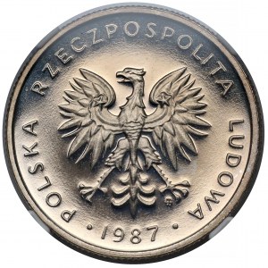 10 złotych 1987 - lustrzany
