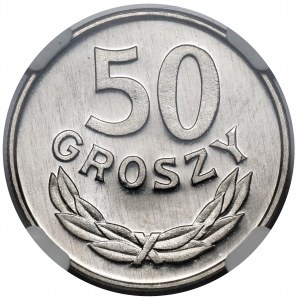 50 groszy 1987 - lustrzany