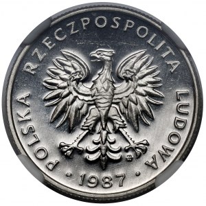 50 groszy 1987 - lustrzany