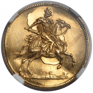 August II Mocny, Dukat koronacyjny 1697, Drezno