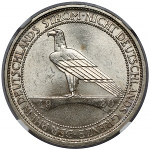Weimar, 3 marki 1930-D - Odzyskanie Nadrenii