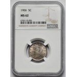 USA, 5 centów 1906