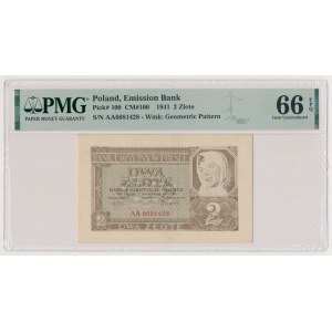 2 złote 1941 - AA