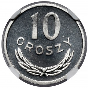 10 groszy 1981 - lustrzany