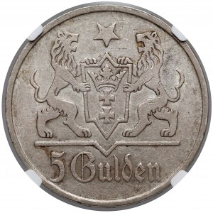 Gdańsk, 5 guldenów 1923