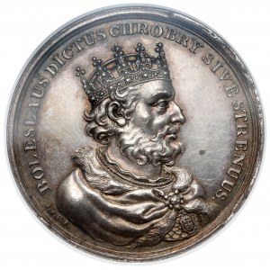 Medal SUITA KRÓLEWSKA - Bolesław Chrobry - SREBRO