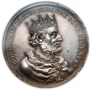 Medal SUITA KRÓLEWSKA - Bolesław Chrobry - SREBRO