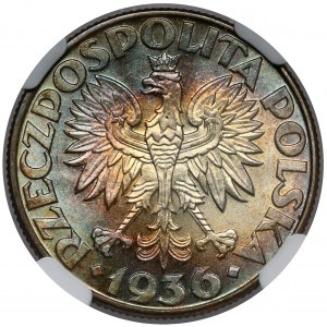 Żaglowiec 2 złote 1936