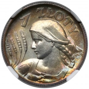 Kobieta i kłosy 1 złoty 1925