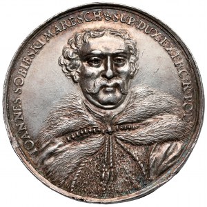 Jan III Sobieski, Medal zwycięstwo pod Chocimiem 1673 - ex. Taraszka