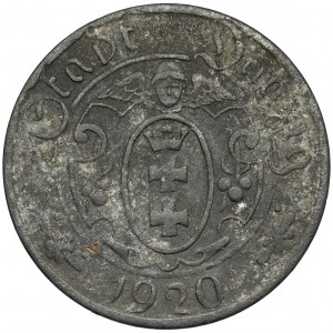 Gdańsk, 10 fenigów 1920 cynk - 55 perełek