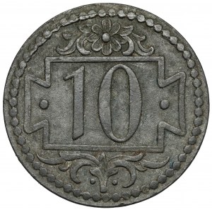 Gdańsk, 10 fenigów 1920 cynk - 59 perełek - rzadkie