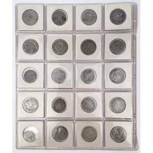 Austria i Węgry, 10-20 krajcarów - w tym Galicja 15 krajcarów 1776 - zestaw (20szt)