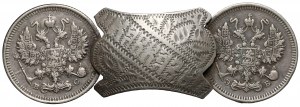 Russia, Patriotic brooch of 10 kopecks