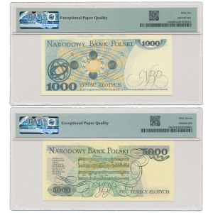 1.000 zł 1982 HF i 5.000 zł 1988 CS - zestaw (2szt)