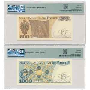 500 zł EG i 1.000 zł KB 1982 - zestaw (2szt)