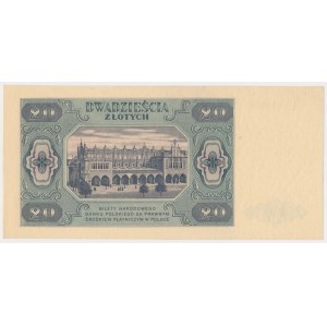 20 złotych 1948 - BE