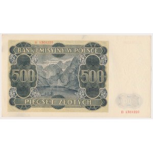 500 złotych 1940 - B