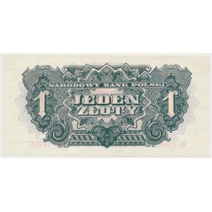 1 złoty 1944 ...owym - BO - nietypowy format - bardziej w kwadrat