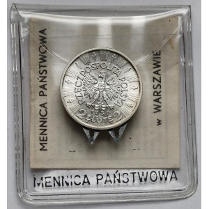 Kopia SREBRO 2 złote 1936 Piłsudski - oficjalna Mennicy