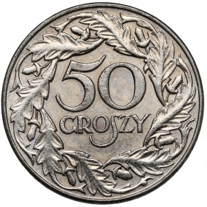 50 groszy 1938 - niklowane