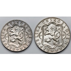 Czechoslovakia, 10 and 25 korun 1954 - lot (2pcs)