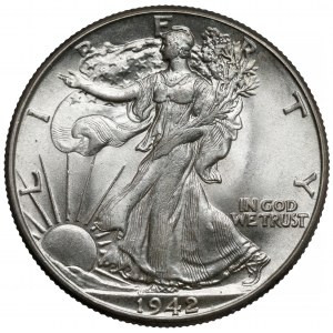 USA, 1/2 dolara 1942, Philadelphia