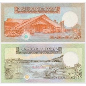 Tonga, 20 i 50 Pa'anga 1989 - zestaw (2szt)