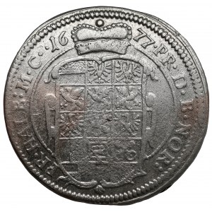 Brandenburg-Ansbach, Johann Friedrich, 1/6 talara 1677