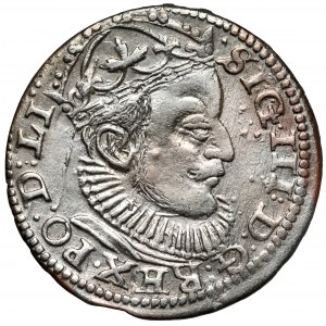 Zygmunt III Waza, Trojak Ryga 1589 - lilijka po
