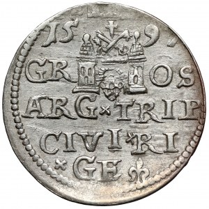 Zygmunt III Waza, Trojak Ryga 1597