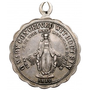 Wielka Brytania (?) Medalik religiny 1830