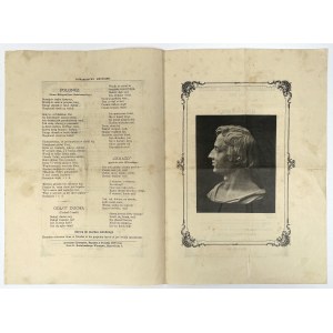 Program koncertu nadzwyczajnego z okazji 50-ej rocznicy zgonu Fryderyka Chopina, Warszawa 1899