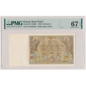 10 złotych 1929 - Ser.GN