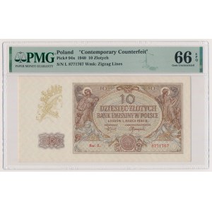 10 złotych 1940 - Ser.L.