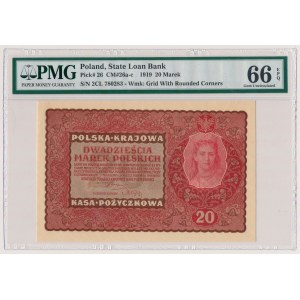 20 marek 1919 Sierpień - II Serja CL (Mił.26c)