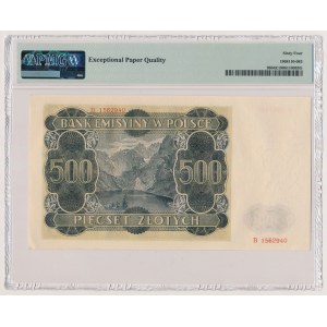 500 złotych 1940 - B
