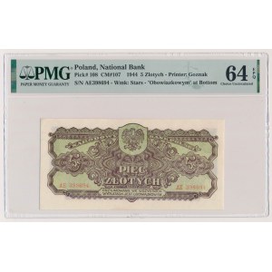 5 złotych 1944 ...owym - AE