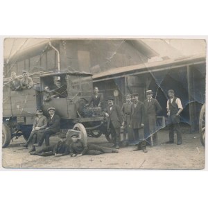 II RP (?) Fotografia wojskowa - Wóz